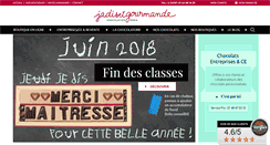 Desktop Screenshot of jadisetgourmande.fr